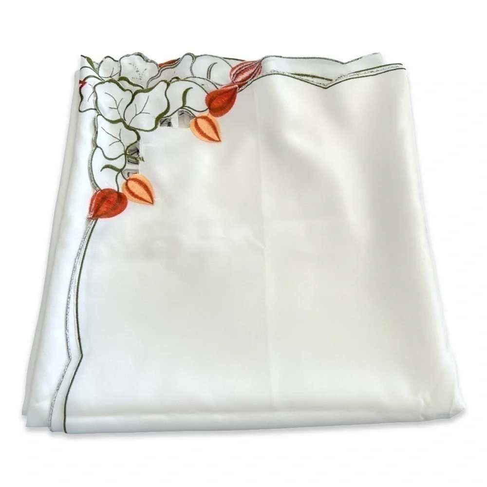 Xia Home Large Tablecloth Harvest pumpkin patch october fest fall halloween